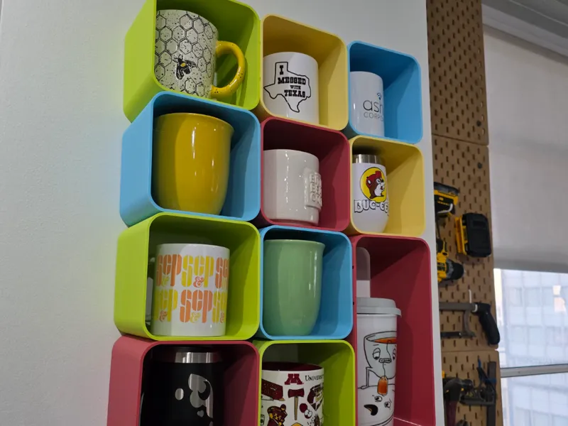 Modular Mug Cubbies
