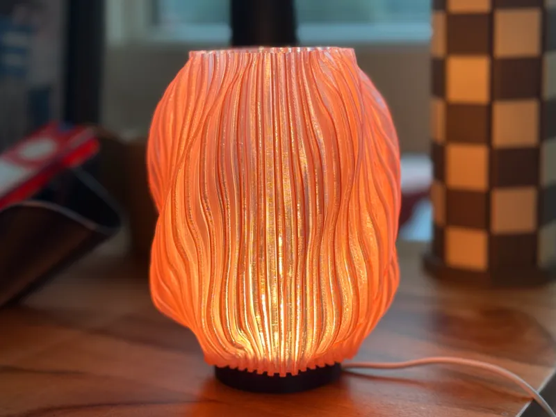Spiral Glow Led Lamp (Bambulab LED Kit compatible)