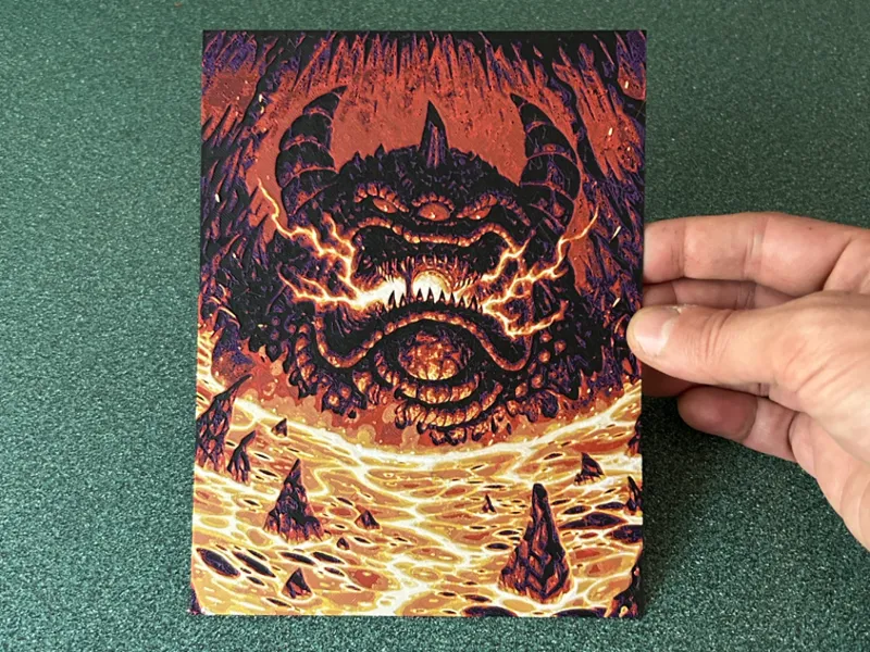 Binding of Isaac Hueforge Artwork - The Beast
