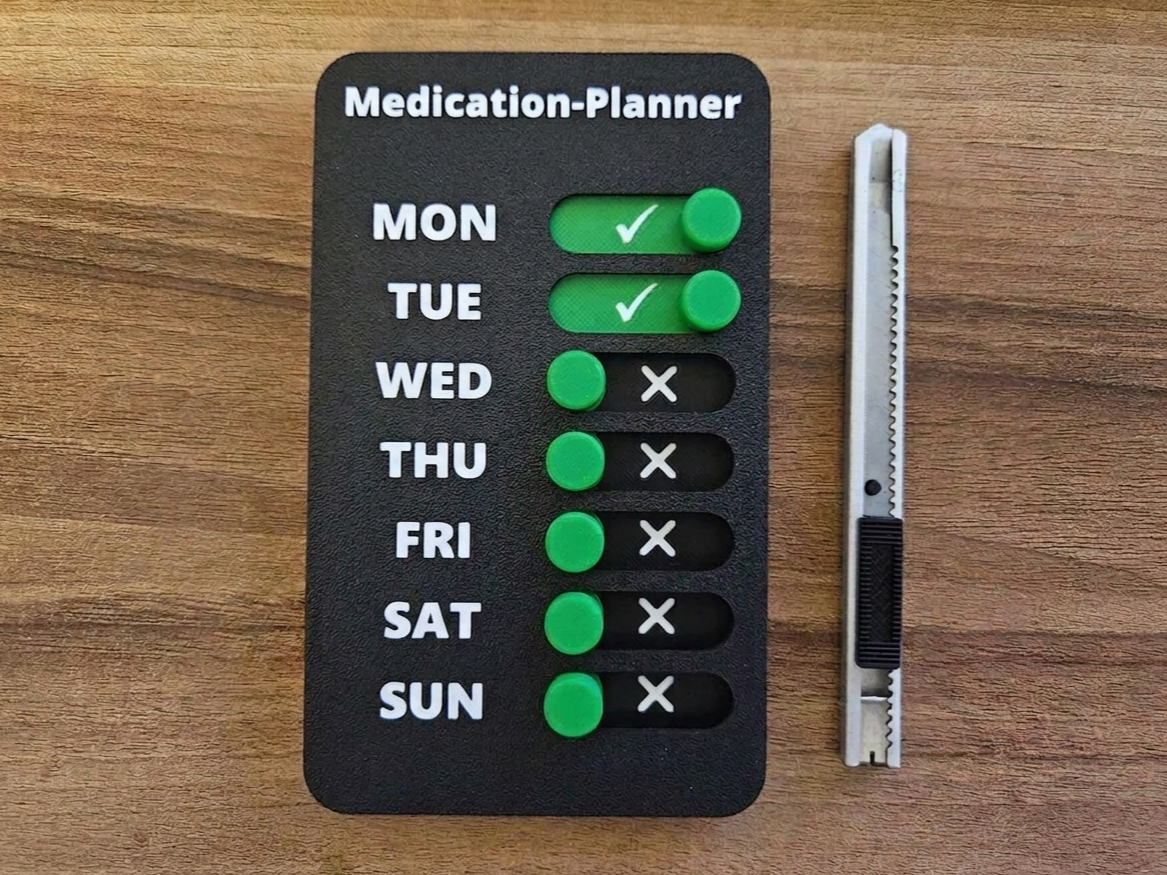 Customizable Daily Task Reminder Toggle Switches
