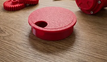 Tapa o cubierta: Customizable Desk Cable Grommet with Snap-Fit Lid — vista de referencia 4