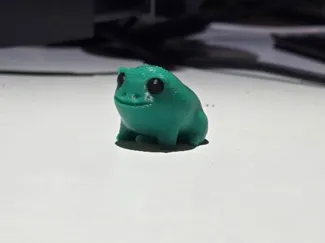 Small imperfect frog