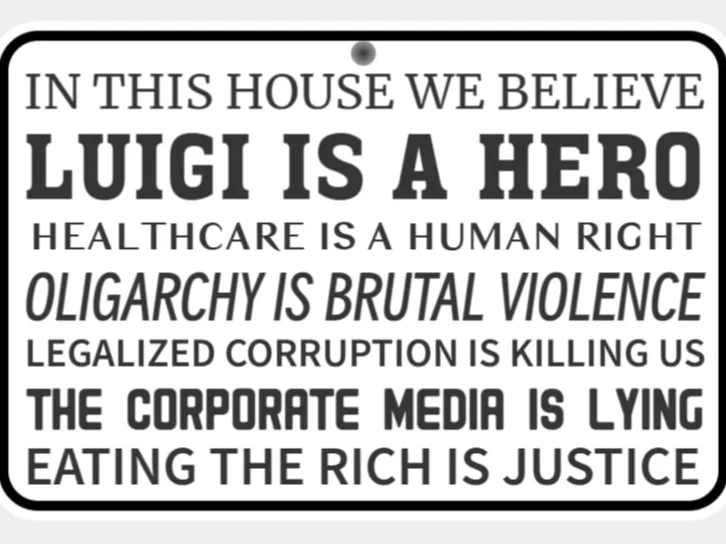 "In This House" Leftist Political Sign