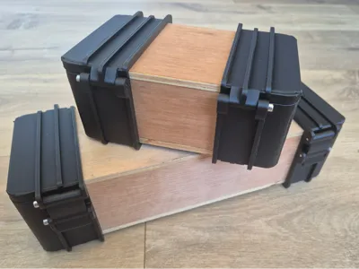 Plywood storage case