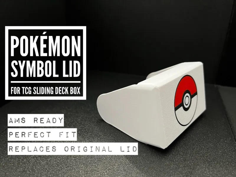 Erweiterung: Sammelkarten Deckbox Deckel Pokemon