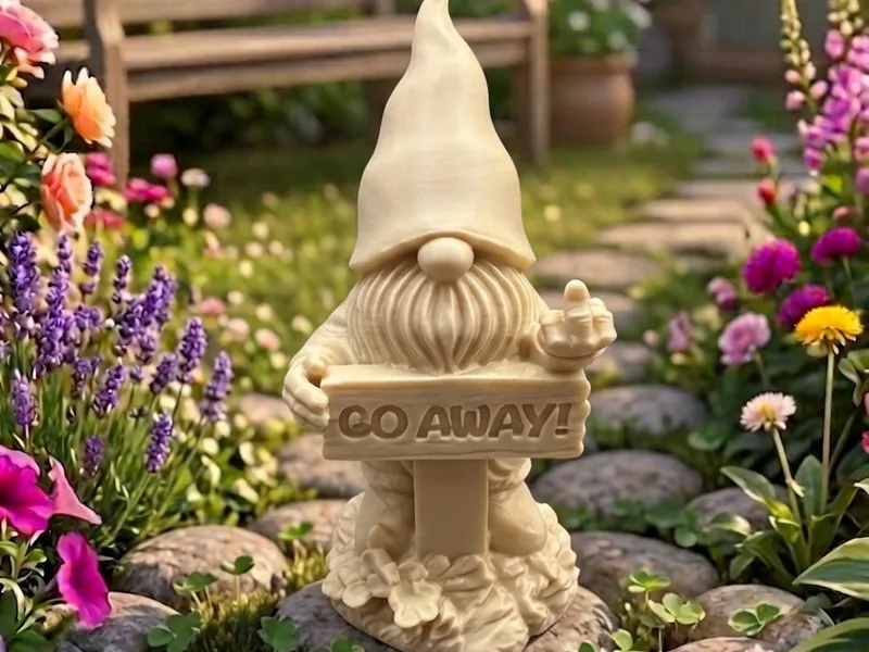 Rude Dwarf / Gnome - Go Away!