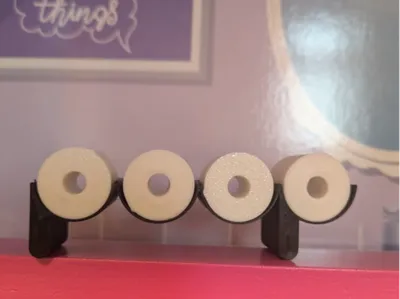 Dollhouse 1:6 toilet roll shelf