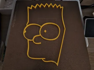 bart simpson silhouette art