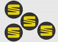 Seat center cap ASA 58mm 4pcs