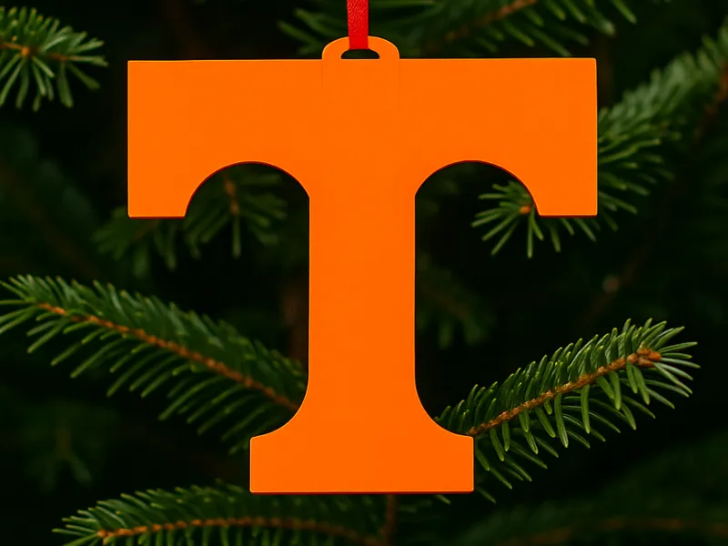 University of Tennessee Christmas Ornament V2