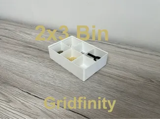 Gridfinity 2x3 Bin with Scoop