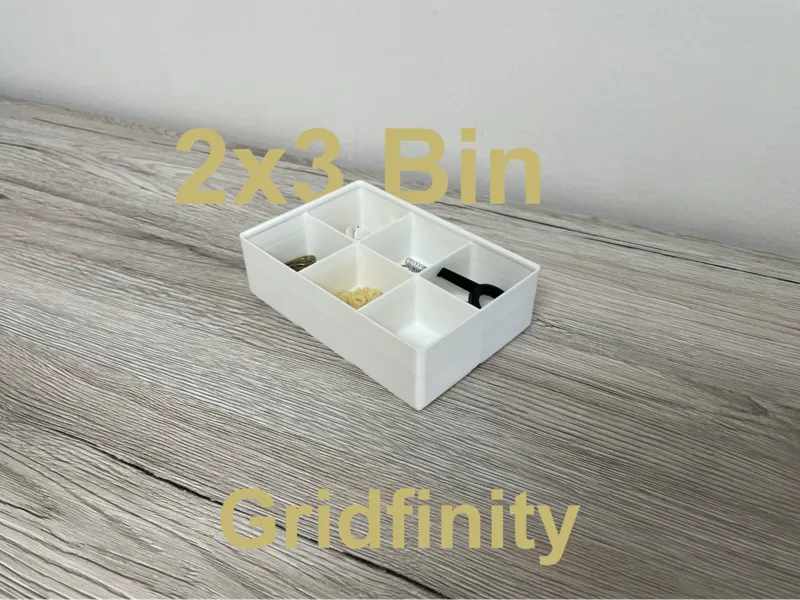 Gridfinity 2x3 Bin with Scoop