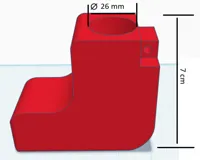 Basisteil ⌀26mm & 7cm Höhe Toom Baumarkt