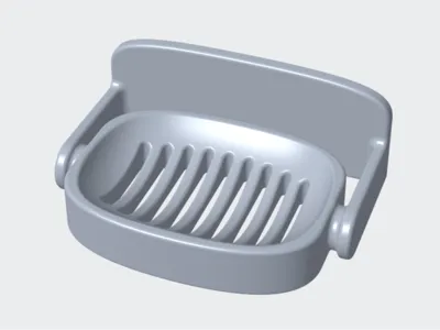 Soap holder on the wall