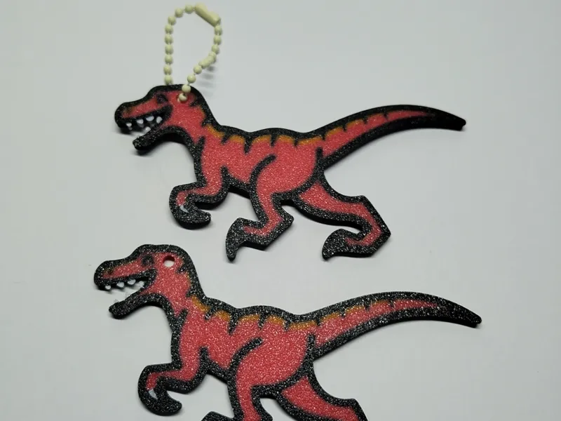 Keychain Velociraptor