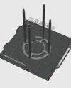 Circle - 2 Rings - 4 Legs - 80x50x150
