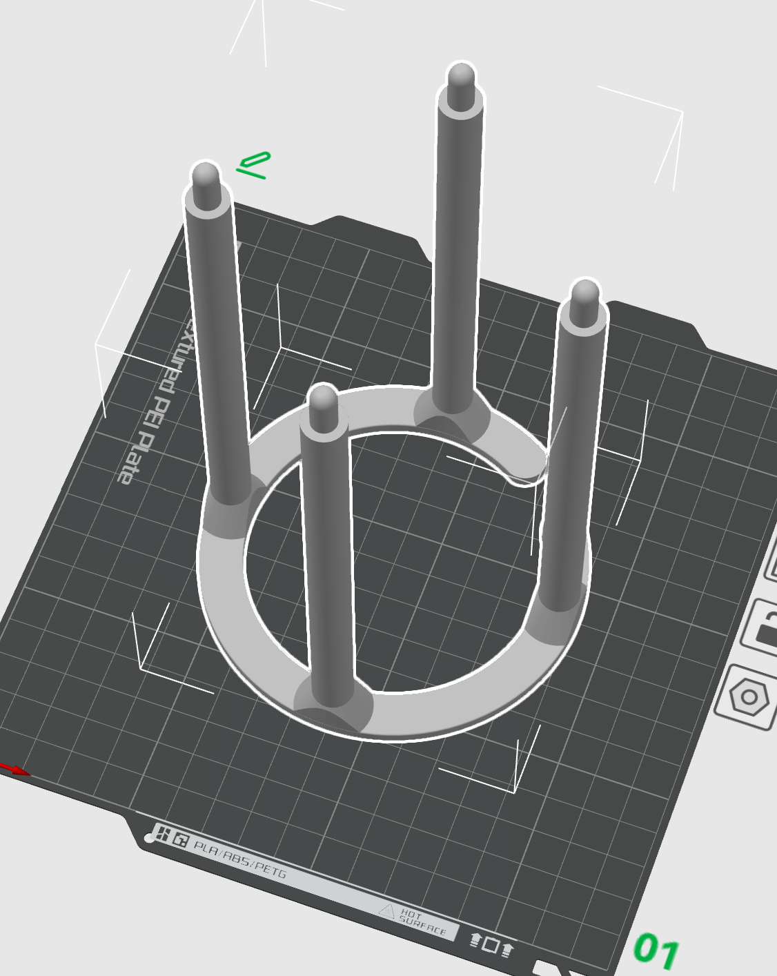 Miniatura 5 do modelo 3D Ultimate Plant Support - Stackable & Customizable