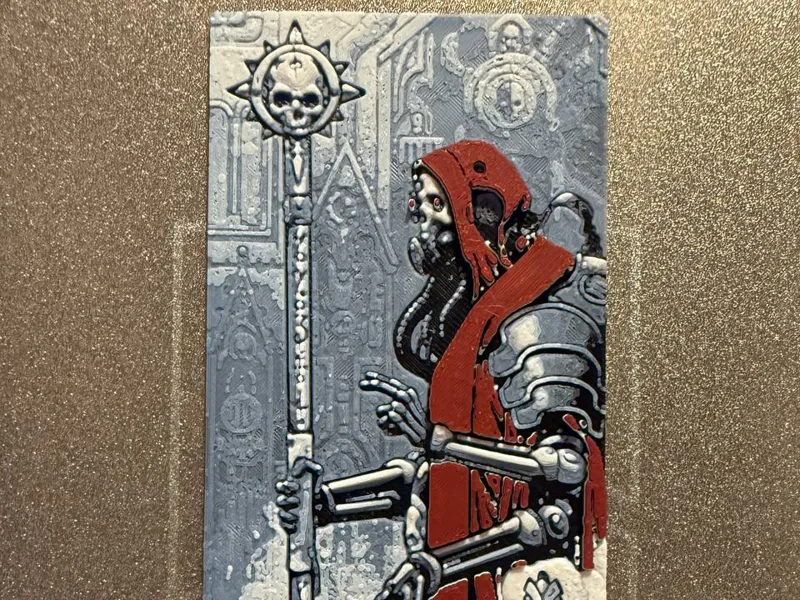 Adeptus Mechanicus WH40K - HueForge bookmark