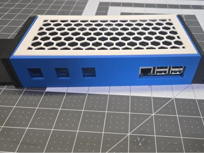 OpenRack 1U Raspberry Pi 3B/4B Enclosure