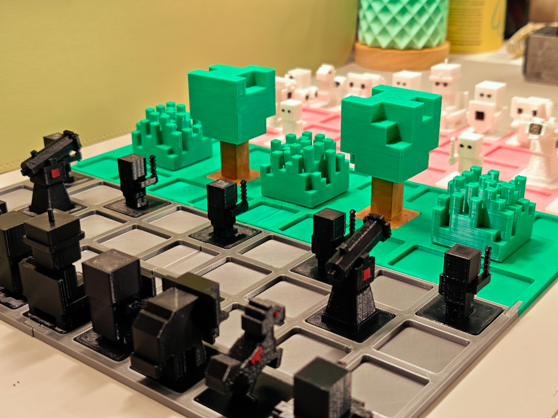Chinese Chess (Minecraft Style) by QIIIU MakerWorld: Download Free 3D ...