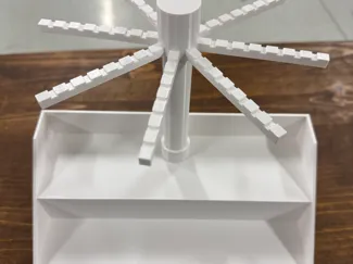 Multi Level Display Stand with Keychain Holder