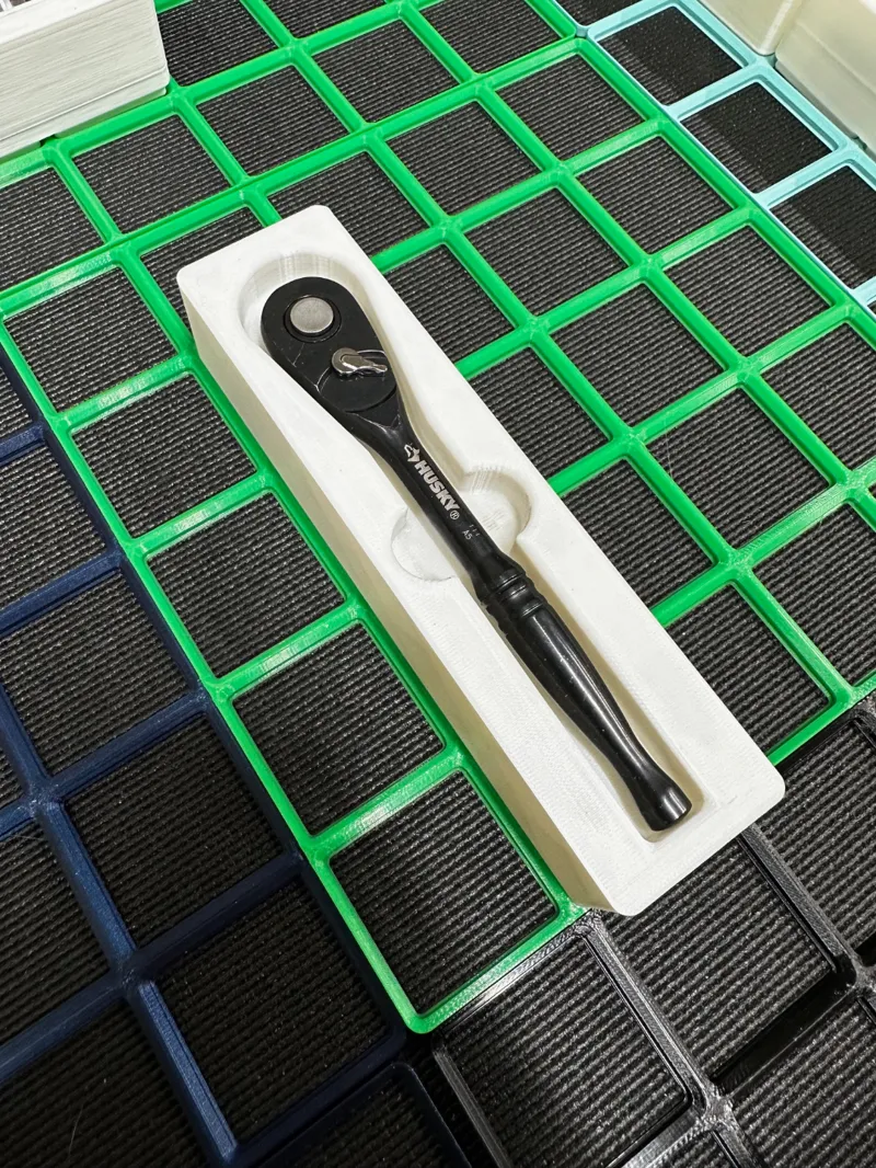 Husky 1/4" Drive Ratchet Gridfinity