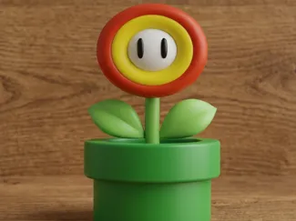 Super Mario Fire Flower Palomera