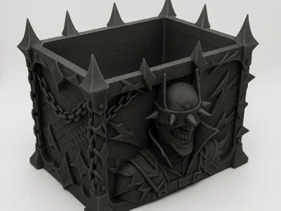 Batman Who Laughs Gothic Chain-Lock Organizer Box