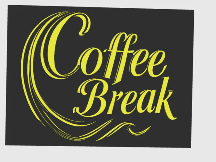 cartello COFFEE BREAK