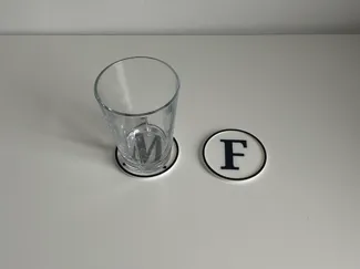Letter Coasters