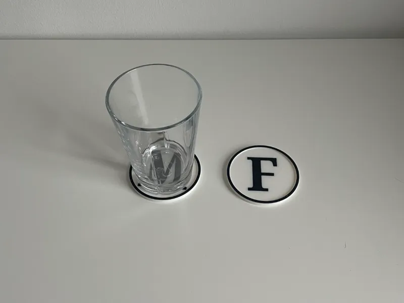 Letter Coasters