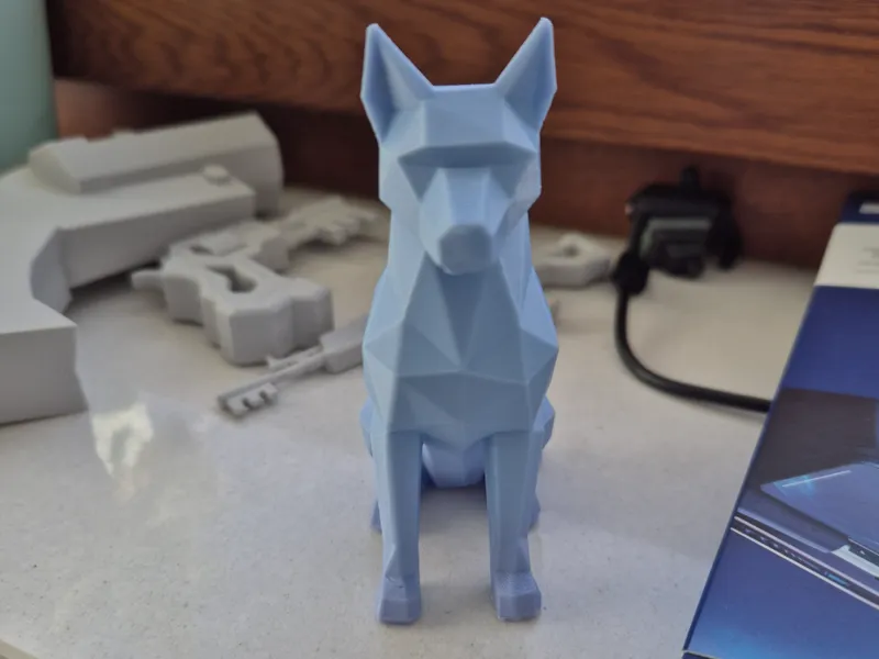 Hexagonic Dog Figure Decor