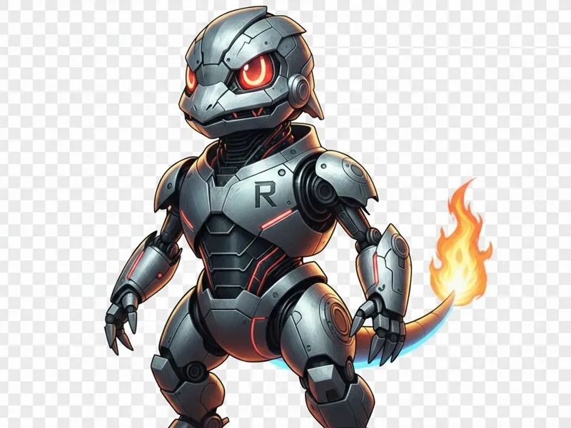 mecha charmender
