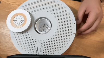 Parametric Spool Label Drying Sleeve | Snap-on Filament Desiccant Organizer no supports printing