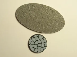 Round and Oval stone base WH AOS 40K