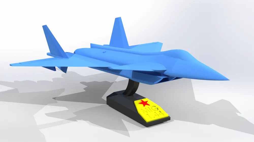MiG 1.44 Fighter Jet - Free 3D Print Model - MakerWorld