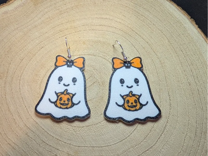 Cute Ghost Halloween Earrings