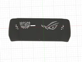 Rog Ally X mod Occulink backside