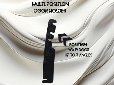 Multi position door holder