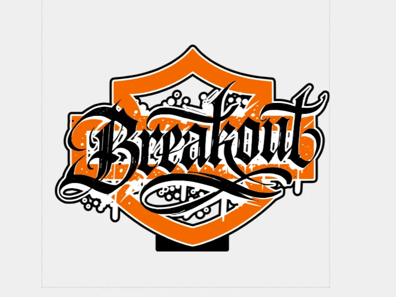 Harley-Davidson Breakout Lichtbox Lichtkasten Lamp