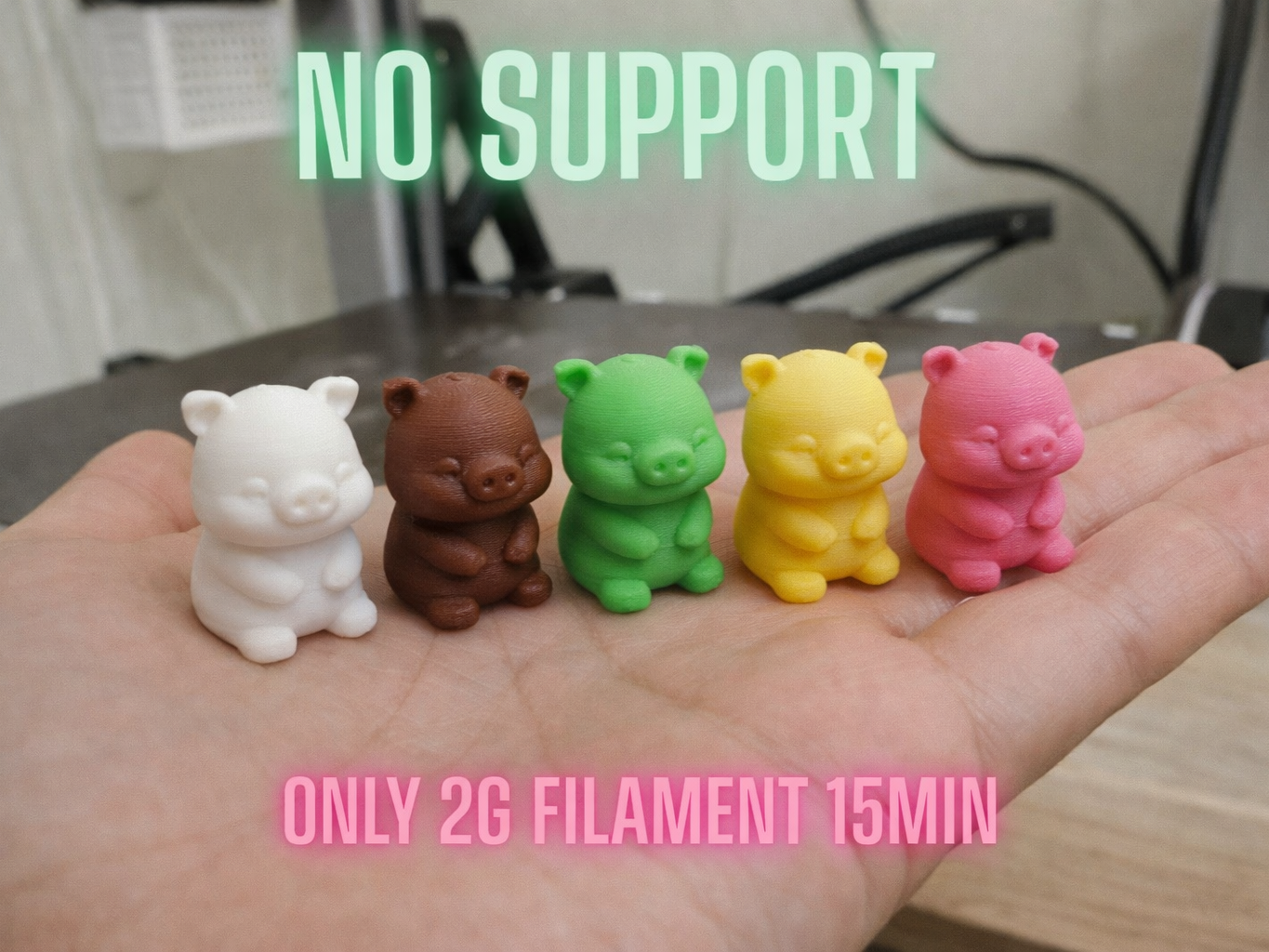Mini Pig Pocket Figurine