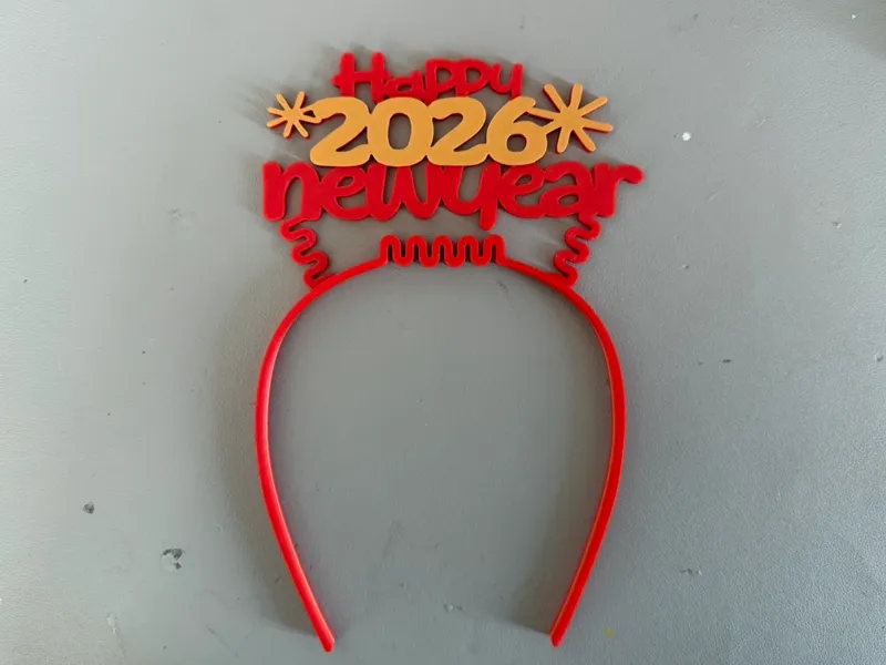2026新年发箍 马年发箍 Happy New Year 