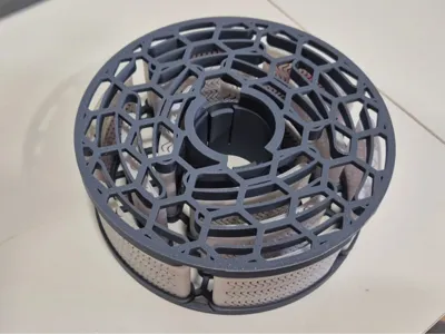 Silica gel drying spool