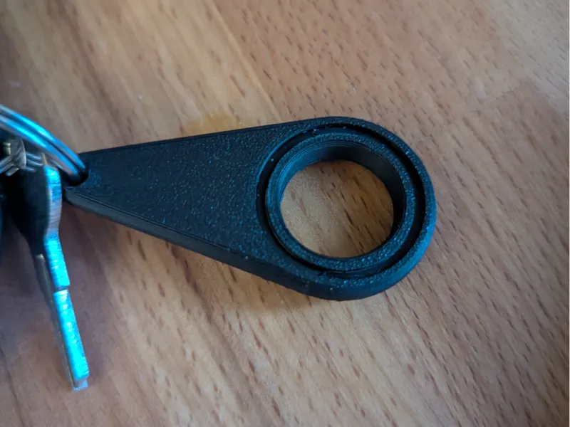 Keychain Spinner Fidget - Embedded Bearing
