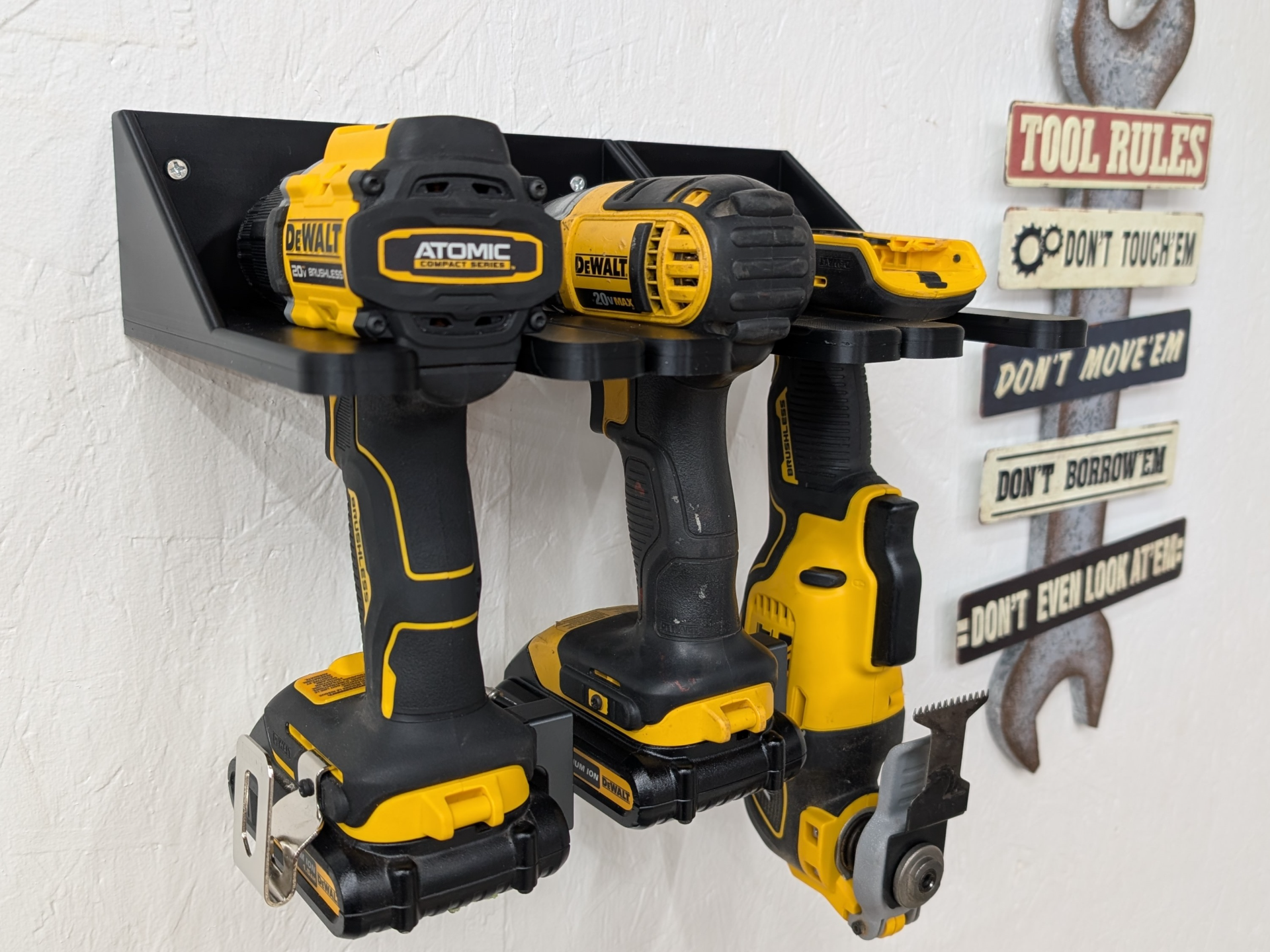 Modular Power Tool / Drill Holder - Screw Mount