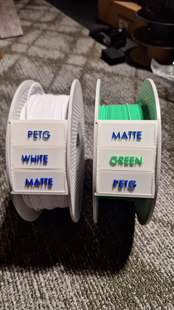 Fly Spool Labels Spool Label - Free 3D Print Model - MakerWorld