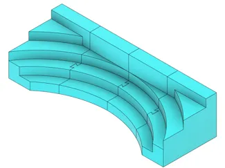 Curved Mini Display Stand