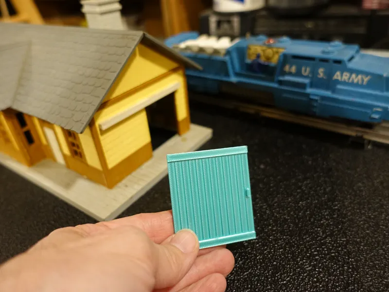 Replacement cargo door for the Lionel 6-12734