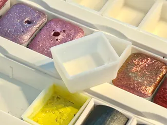 Watercolor half pan