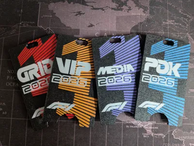 F1 2026 ID Card Holders